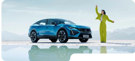 Информационный пост Peugeot в социальных сетях